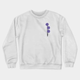 Cornflowers Are Visible from the Zipper Crewneck Sweatshirt